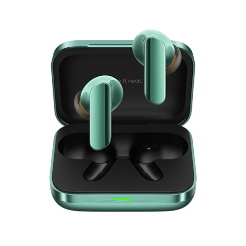 Image of realme Buds Air 7 Pro with Ai Live Translation, 11mm+6mm Dual-dac Driver, 48 Hrs Playtime, 53 dB ANC, LHDC, 45Ms Low Latency, 360 Spatial Audio, IP55 Dust & Water Resistant, BT 5.4 - (Green)