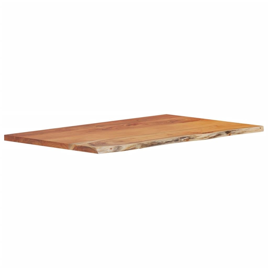 vidaXL Piano Bagno 100x60x2,5 cm Rettangolare Legno Massello di Acacia, piano d'appoggio per bagno,