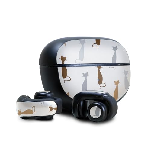 Image of Skin Compatible with Bose Ultra Open Earbuds - Cat Lady - Premium 3M Vinyl Protective Wrap Decal Cover - Easy to Apply | Crafted in The USA by MightySkins