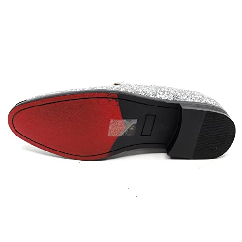 Image of Men's Velvet Designer Classic Dress Tuxedo Smoking Slipper Loafers Slip On Shoes SM-56