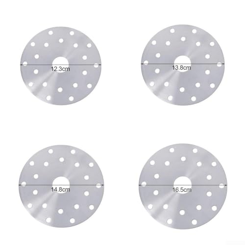Disco convertidor de placa de inducción, placa de distribución de calor de acero inoxidable para utensilios de cocina no magnéticos (16,5 cm)