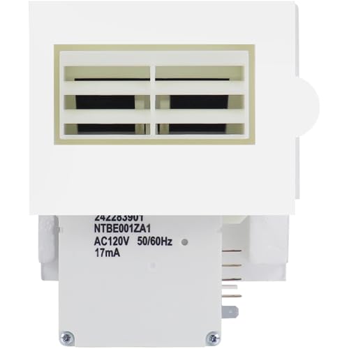 242303001 Refrigerator Air Damper Control Assembly Compatible with Frigi-daire Cro-sley White Replaces 3016452 AP5788340 PS8746718 EAP8746718 Fits DFH FFE FFH FFS LFS