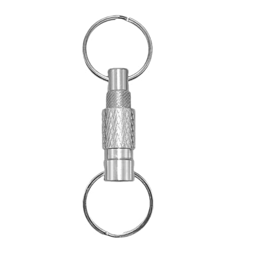 Schlüsselanhänger mit Schnellverschluss – leichter Schlüsselanhänger aus Metall, sicherer Autoschlüsselhalter, abnehmbares Zubehör, Outdoor-Reiseausrüstung | Kompakter Schlüsselhalter, einfach zu bedi