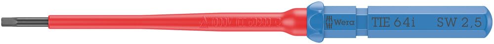 Wera 05006518001 Kraftform Kompakt VDE 64 i Take it Easy, 2.5 x 157 mm