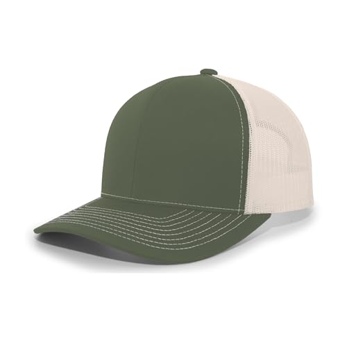 Image of Pacific Headwear Contrast Stitch Trucker Snapback
