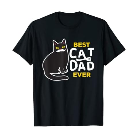 Best Cat Dad Ever T-Shirt Cover