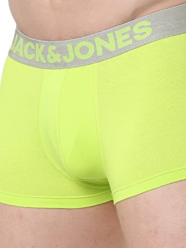 Image of Jack & Jones Men's Cotton Blend Solid Trunks