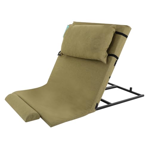 LKHDONG Respaldo eléctrico elevable con mando a distancia, ajustable de 2 a 80°, 300 kg de capacidad de carga, cama elevable con almohada, verde