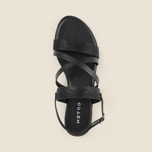 Image of Metro Women's Synthetic Leather Sandals