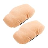 FOMIYES 2pcs Soft Velvet Crutch Pads for Elderly Cushioned Underarm Accessories for Comfortable Grip Slip Replacement Pads for Walking Sticks Lightweight and Easy to Carry