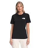 THE NORTH FACE Camiseta feminina de manga curta NSE, TNF Preto/TNF Branco 2, P