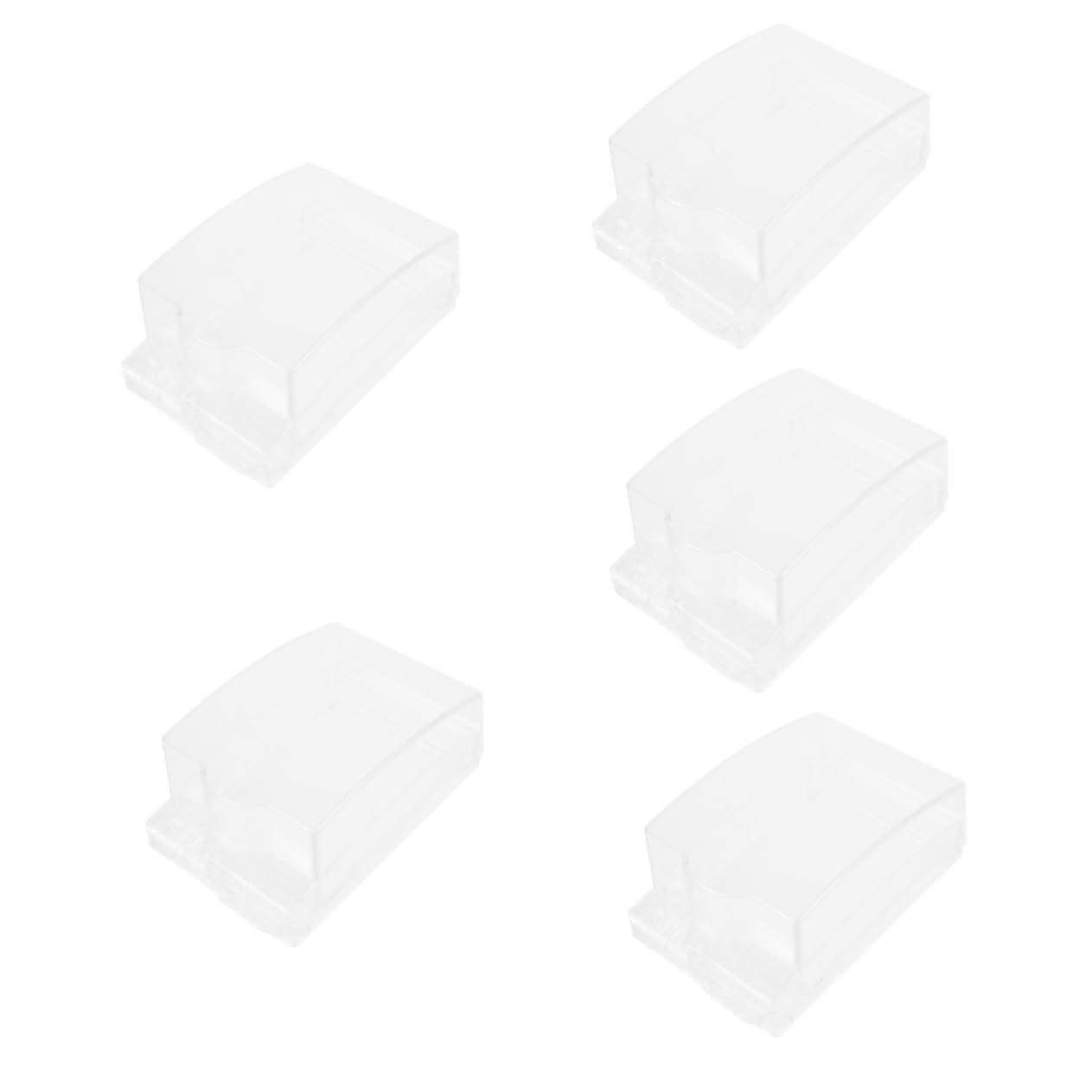 SOLUSTRE 5stücke Socket Plate Guard Wasserdichte Steckdosenabdeckung Für Badezimmer Selbstklebende Schutzabdeckung Für Elektrische Anschlüsse Langlebiges Material Für Feuchte Bereiche