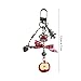 Christmas Tree Heart Shaped Bowknot Stylish Beaded Keychain Pendant Fashionable Charm Accessory for Women and