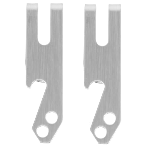 Ipetboom 3sets Slim Wallet Clamp Keychain Bottle Opener Stainless Steel Money Clips for Men Women 2pcs*3