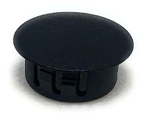Image of 1 /2 inch Trade Size 7 /8 inch Actual Size Domed Head Knock Outs These Plugs are Trade Size Knockouts Black KO 500 (50)