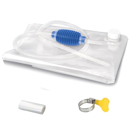 Yonawlsy Foldable Water Bladder, Bathtub Bladder BPA Free, Hold Up to 100 Gallons of Fresh Drinking Water, Using for Camping, Gardening or Disaster and Hurricane Survival