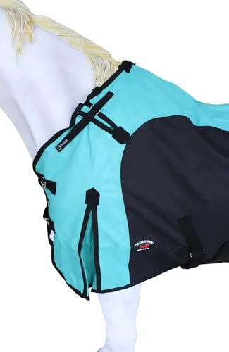 Image of 80 inch 1200D Turnout Waterproof Rain Horse Sheet Light Winter Blanket 387LG