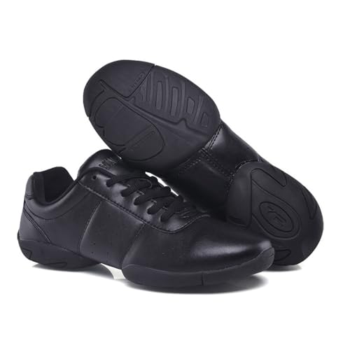 Hixingo 2024 Zapatillas de Deporte Jazz para Mujeres, Tejer Volando Zapatos de Baile Antideslizantes Baile Sneaker Ligeros y Transpirables para Fitness y Entrenamiento de Danza