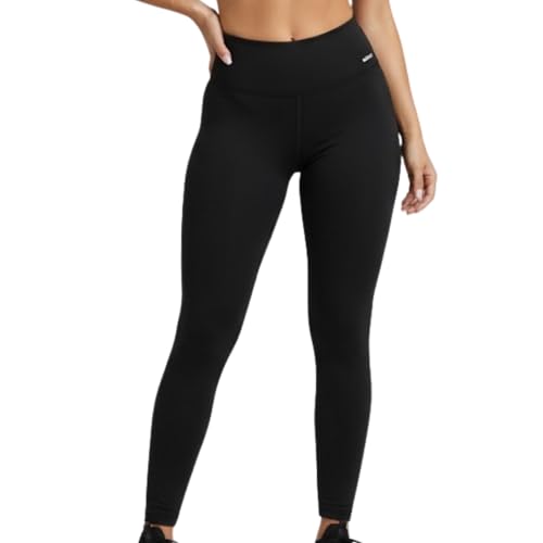 SELENE Legging com Recorte e Bolso Lateral Fitness Academia Feminino Adulto, Preto, P