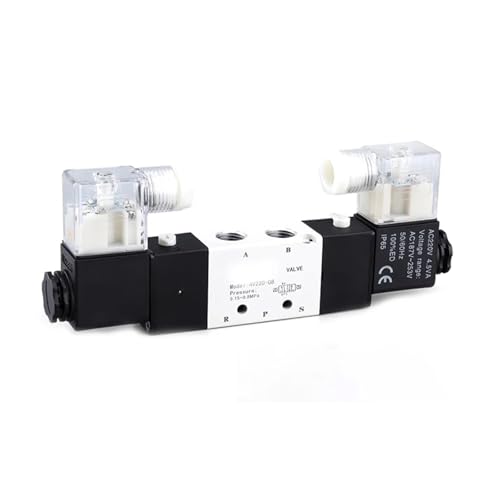 Distributeur 4V230-08C 5 voies 3 positions à commutation rapide double bobine - 2