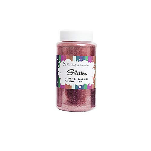 Craft and Party, 1 Pound Bottled Craft Glitter for Craft and Decoration (Rose Gold)