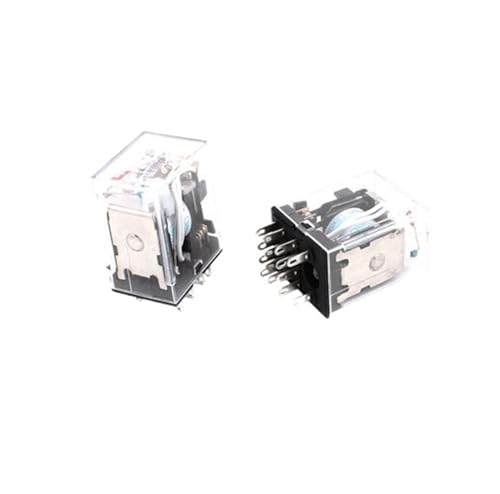 Relais de puissance HH54PL AC 380V 4PDT avec LED rouge pour circuit industriel - Lot de 10