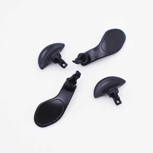 Image of 4 Pcs Edge Controller Back Paddles for PS5 DualSense Edge Controller, Paddles Replacement Compatible with PS5 Edge Controller, Metal Paddles for PS5 DualSense Edge Controller (Black)