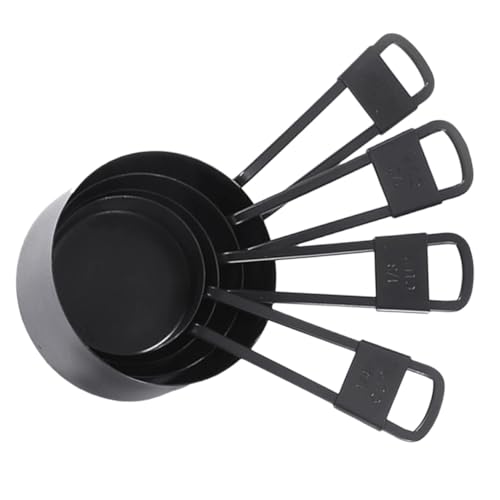 GETAJGHSD ステンレス製計量カップ 点 軽量コンパクト 収納便利 キッチン用再利用可能メジャーカップ コーヒー 砂糖 茶葉計量対応