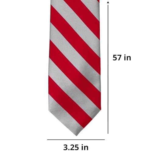 Image of tiemart Men's Striped Tie Standard Length