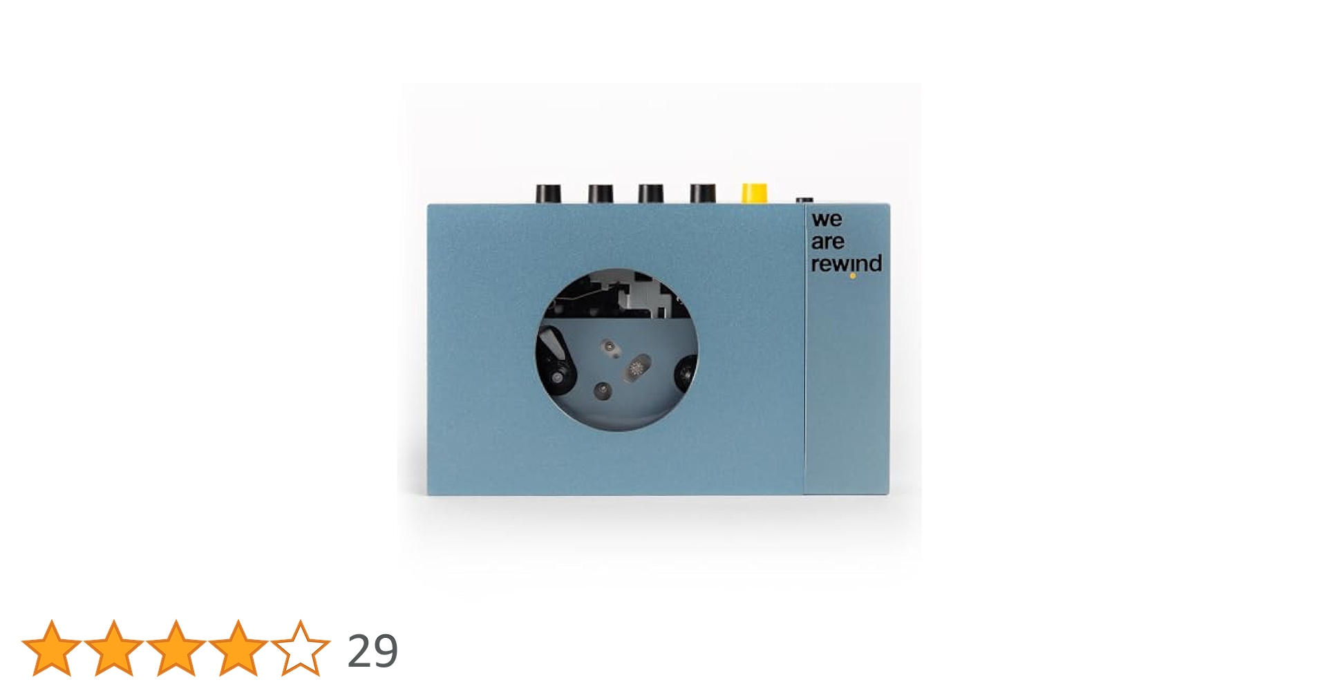 その他 we are rewind blue Amazon.com: Bluetooth Cassette Player - Blue Kurt by
