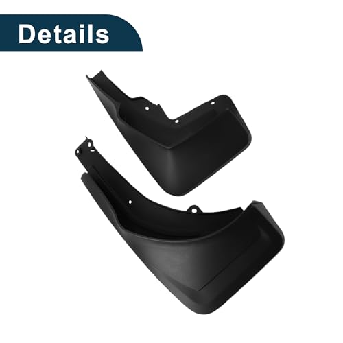 Image of Mud Flaps Splash Guards for Mercedes Benz GLE (WIth Pedal) 2020-2023 High Configuration W /Mount Accessories Mud Guards Front and Rear 1 Set