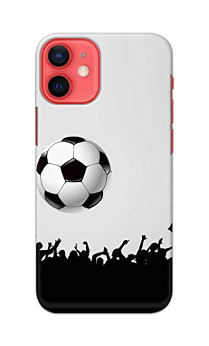 Image of Printed Hard Back Cover Case for Apple iPhone 12 | iPhone 12 Pro Back Cover (Football Icon) -702