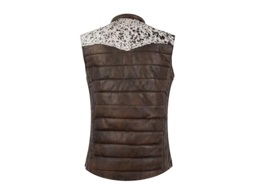 STS Ranchwear Womens Adalyn Tobacco Brown Leather Leather Vest2