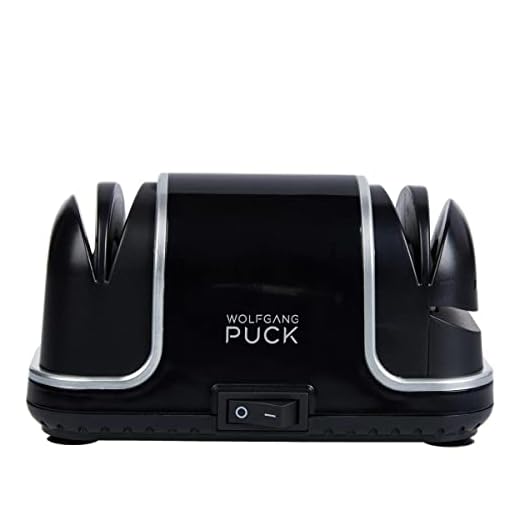 Wolfgang Puck Compact Electric Knife Sharpener (Renewed)
