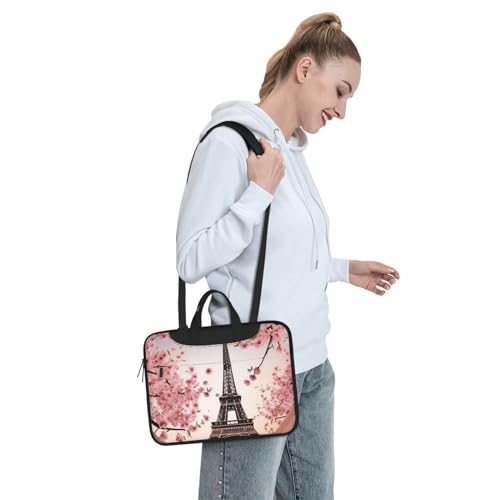 Bolso para Laptop tipo Mensajero Paris Eiffel Unisex miniatura 7
