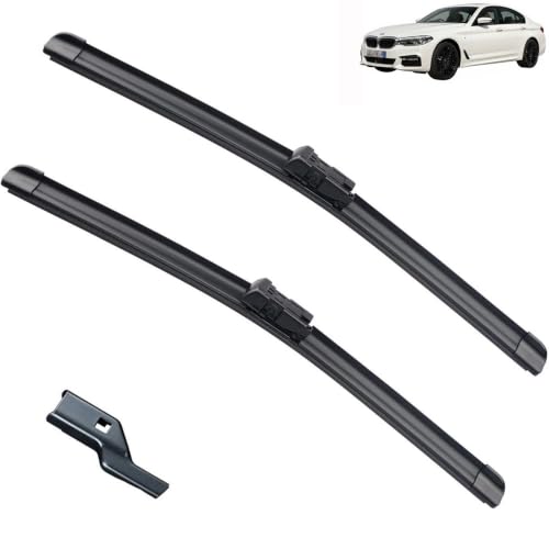 Balais d'essuie-glace pour BMW série 5 G30 G31 2017-2022 assurant un essuyage silencieux sans trace