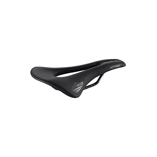 Selle San Marco Allroad Open-Fit Dynamic Saddle: Black Wide (L3), Black / Black