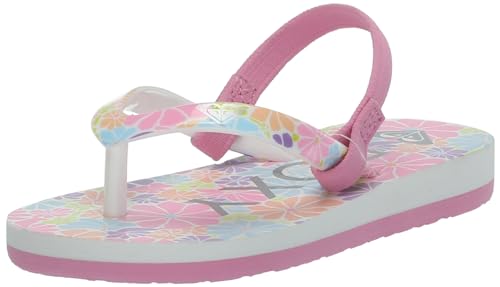 Sandal Tongues Roxy Fille Pebbles Sling Back Rose taille 8 Toddler pour l'été