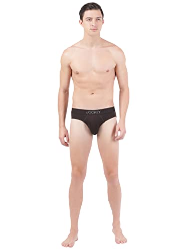 Image of Jockey IC31 Men's Supima Cotton Elastane Stretch Solid Brief with Ultrasoft Waistband