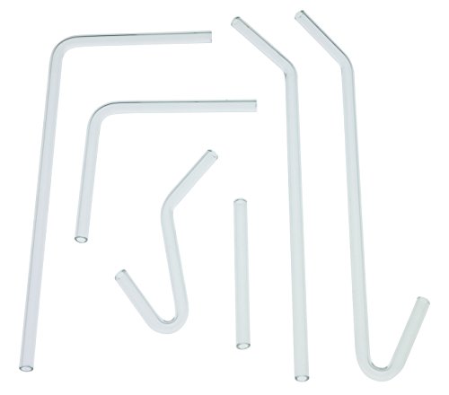 EISCO Glass Delivery Tubes - Set of 6 - Borosilicate - Eisco Labs