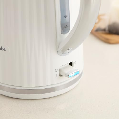 Russell Hobbs Wasserkocher Eden Weiß, 1,7 L, 2400 Watt, BPA-frei – Ansicht 4
