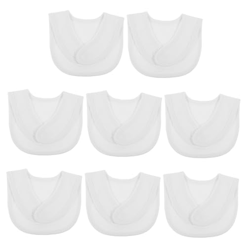 Bavoirs anti-bave lot de 8 lavables pour poussées dentaires de bébé