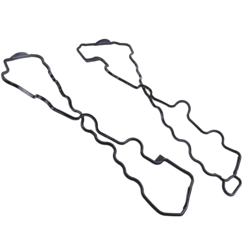 Image of Set of 2 Valve Cover Gaskets and Hose Set for Mercedes-Benz ML320 ML350 ML430 E320 CLK320 C280 SLK320 C240 S500 SLK320 Replace 1179901578 20180482 1120180282 1120180182 1179901578 VS50758R
