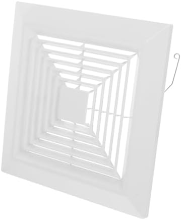 VALICLUD Bathroom Exhaust Fan Cover 10 Inch Square Vent Cover with Debris Blocker for Bathroom Ceiling or