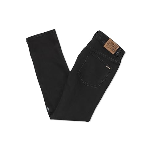 Image of Volcom Men's Solver Stretch Denim Jeans-Modern Fit Pant