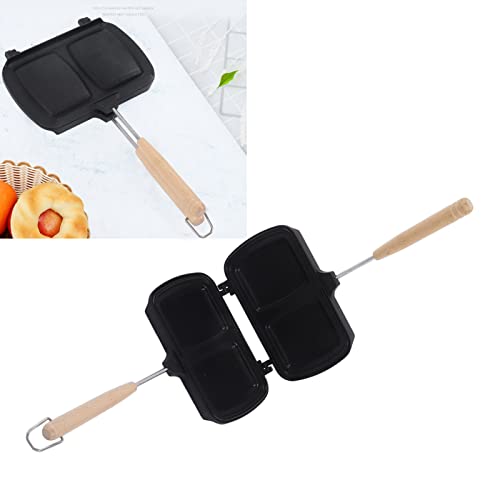 Sandwich-Pfanne, Antihaft-Sandwich-Panini-Maker mit Griffen, doppelseitige Aluminium-Bratpfanne, abnehmbare Grill-Sandwich-Flip-Pfanne für Zuhause, Küche, Frühstück 6 Sandwich-Pfanne, Antihaft-Sandwich-Panini-Maker mit Griffen, doppelseitige Aluminium-Bratpfanne, abnehmbare Grill-Sandwich-Flip-Pfanne für Zuhause, Küche, Frühstück