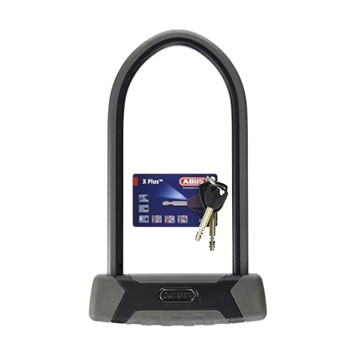 ABUS U-lock Granit XPlus 540 - Bike lock with XPlus cylinder - security level 15 - Black/grey