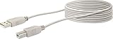 Ungestörter Signalfluss Schwaiger CK1563 531 USB 2.0 Anschlusskabel für Drucker/Scanner/Externe Speichermedien (3m)