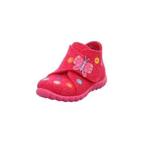 Superfit HAPPY Girls' Pink Hi-Top Slippers Cover