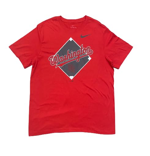 T-shirt Nike Washington Nationals Diamond Logo homme idéal pour les jours de match